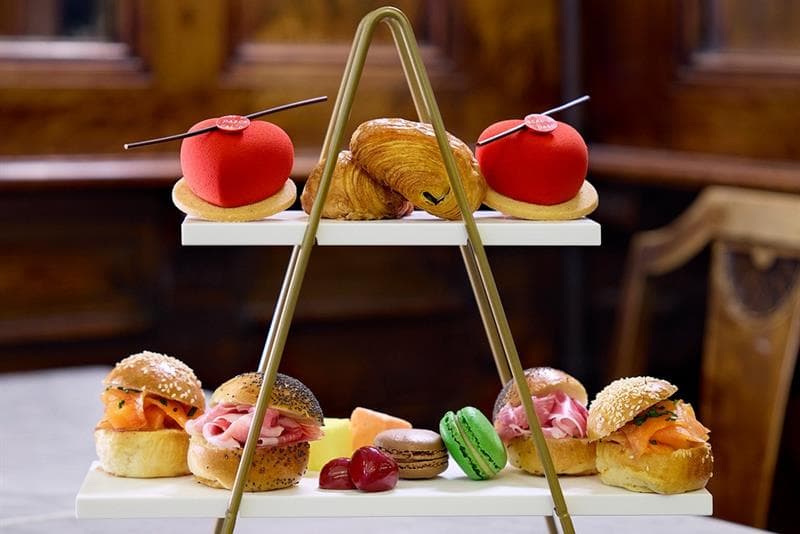 Detalj av afternoon tea