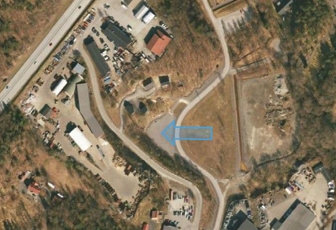 bobilparkering Høgedal flyfoto